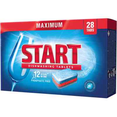 Таблетки для посудомоечных машин Start Maximum 28 шт. (4820207100060) Винница