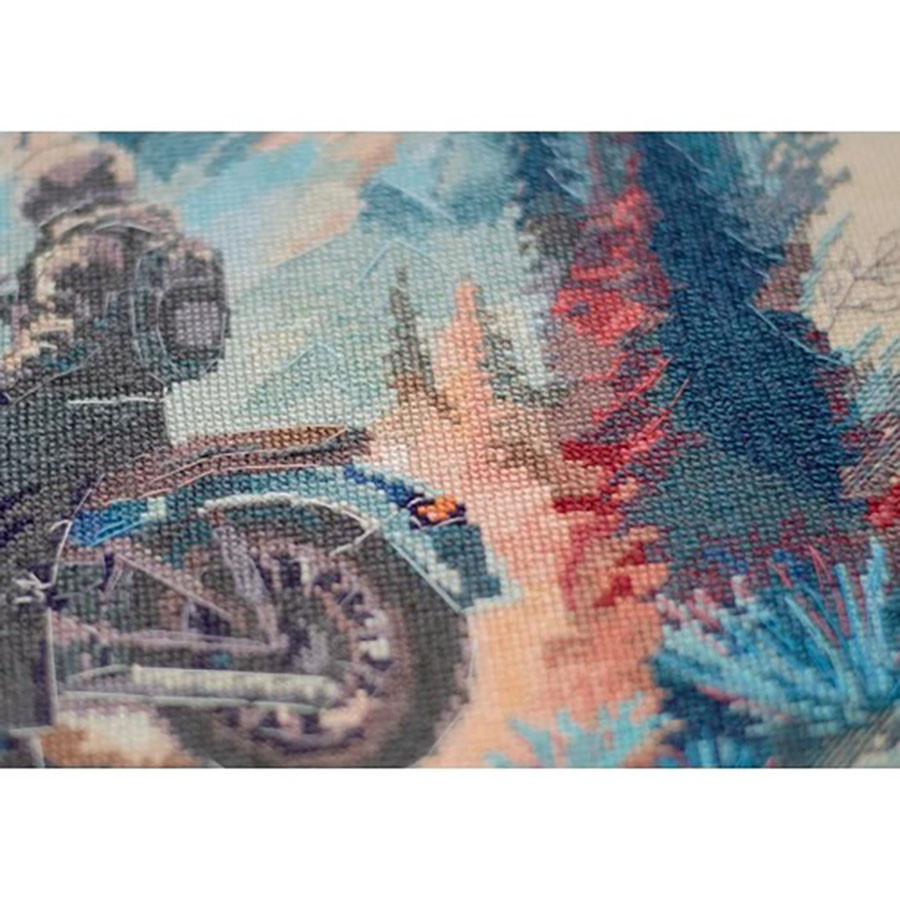 Набір для вишивання хрестиком "Подорож вдалину" AH-213 35х37 см Вінниця - фото 3