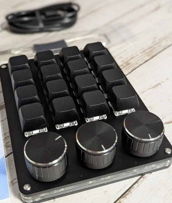Программируемая мини клавиатура с RGB подсветкой (16 клавиш 3 энкодера) Харьков - изображение 3