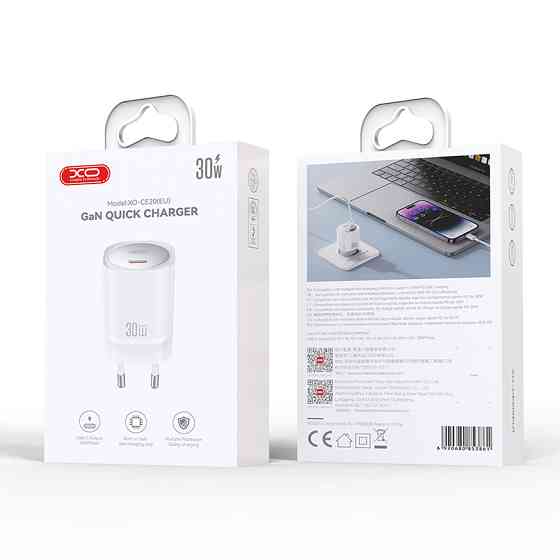 Мережевий зарядний пристрій XO CE20 PD30W/PPS33W 1USB-C білий Львів