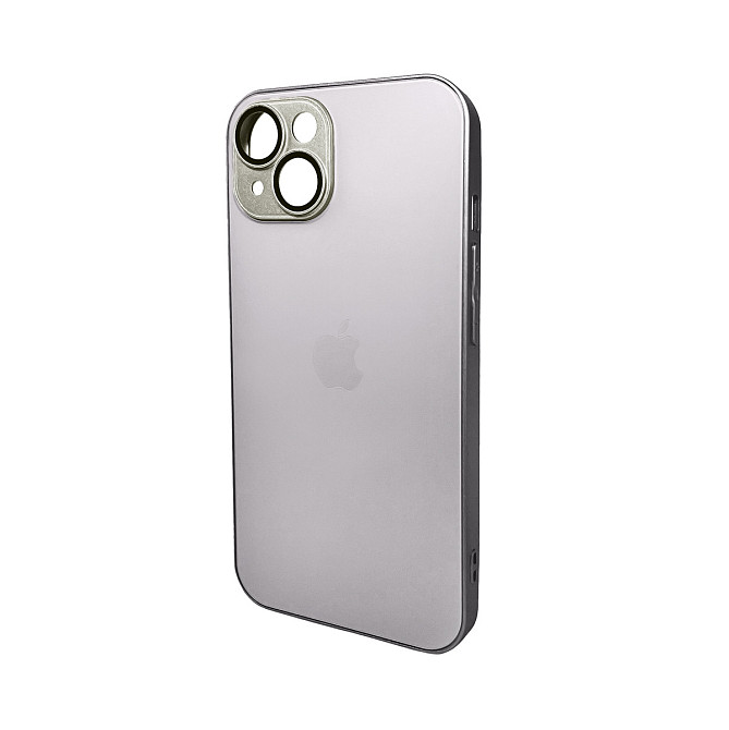 Чохол для смартфона AG Glass Matt Frame Color Logo for Apple iPhone 14 Titanium Grey Київ - фото 4