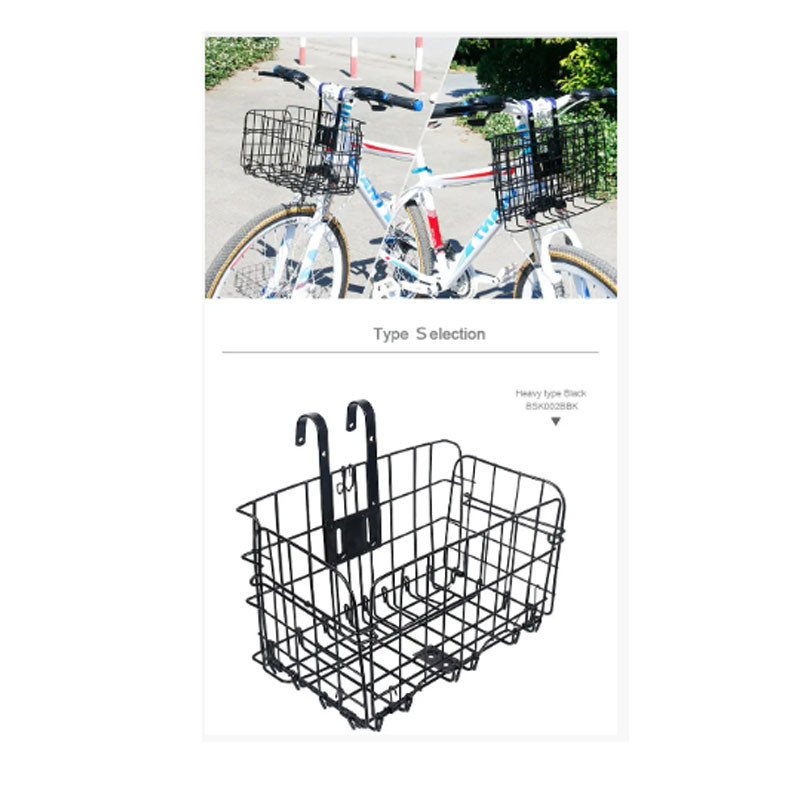 Кошик на велосипед складаний з кріпленням Feel Fit чорний Бровари - фото 4