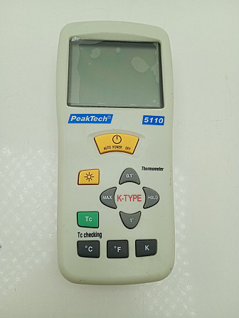 Одноканальний цифровий термометр PeakTech 5110 (Б клас) Луцьк - фото 1