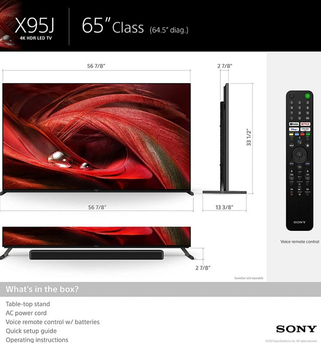 Телевизор: Sony XR-65X95J Харьков - изображение 3