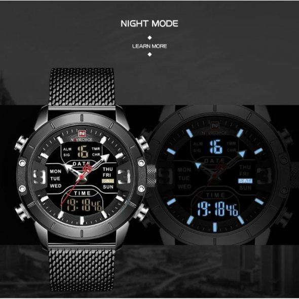 Мужские наручные часы Naviforce Tesla Black NF9153 Винница - изображение 10