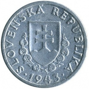 20 гелерів 1943 Словенія. (БЕ) Полтава - фото 1