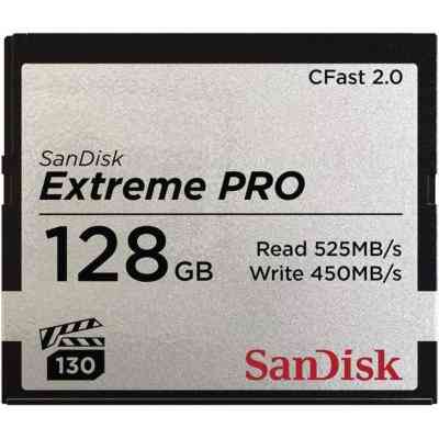 Карта памяти SanDisk 128GB Compact Flash eXtreme Pro (SDCFSP-128G-G46D) Винница