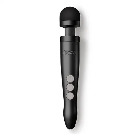 Вібромасажер DOXY Die Cast 3R - Matte Black, дуже потужний, перезаряджуваний, металевий корпус Львов