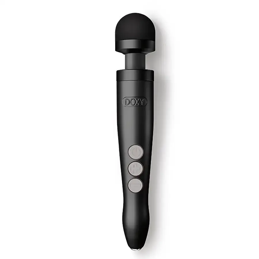 Вібромасажер DOXY Die Cast 3R - Matte Black, дуже потужний, перезаряджуваний, металевий корпус Львов - изображение 1