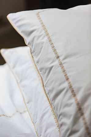 Ecotton Комплект постільної білизни Сімейний з вишивкою та кантом український хрестик Gold із п Киев