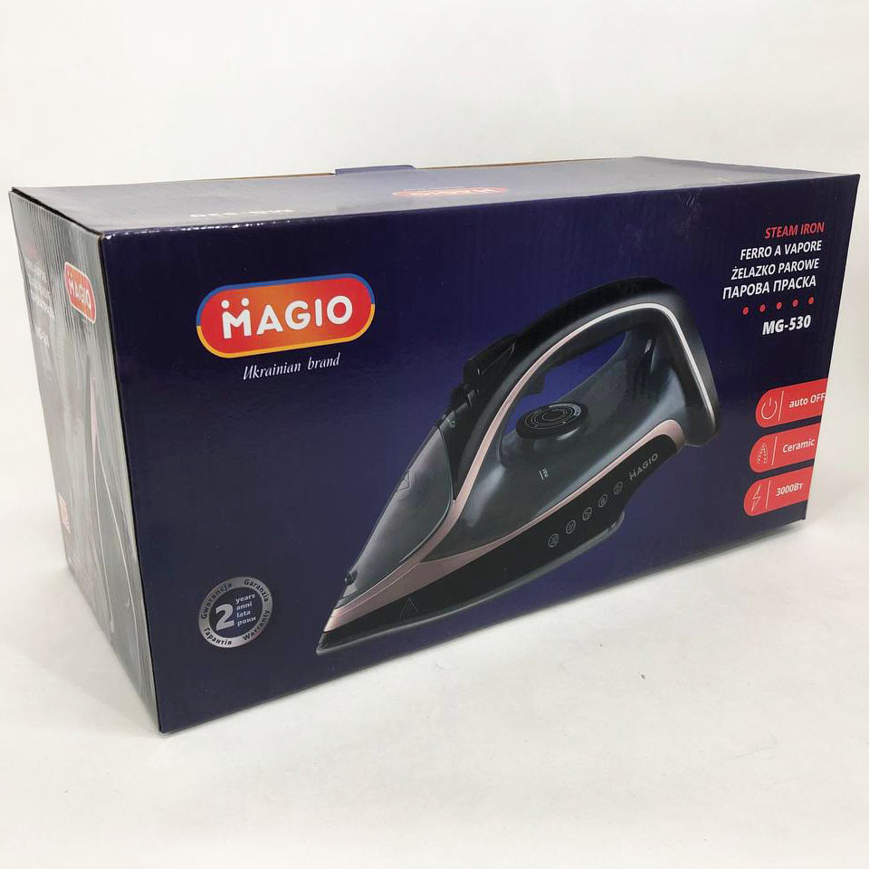 Праска парова для делікатного прасування MAGIO, Електричні праски з парою, Праска для різного одягу CT-73 Львів - фото 12