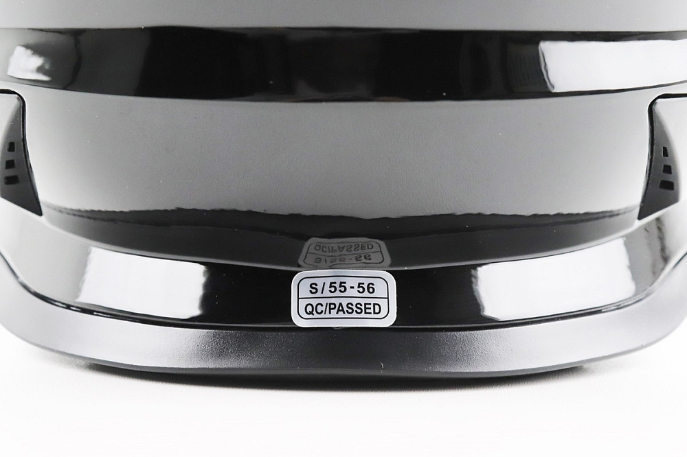 Шолом кросовий/ендуро/АТV зі склом BLD-819-7 S (55-56см), ЧОРНИЙ глянець Київ - фото 7