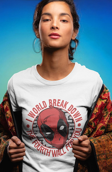 Футболка з аніме принтом Суперхеро Біртхдай Суперхеро Гіфт оверсайз (S/M/L) Чорний AnimeJ1095 Дніпро - фото 2