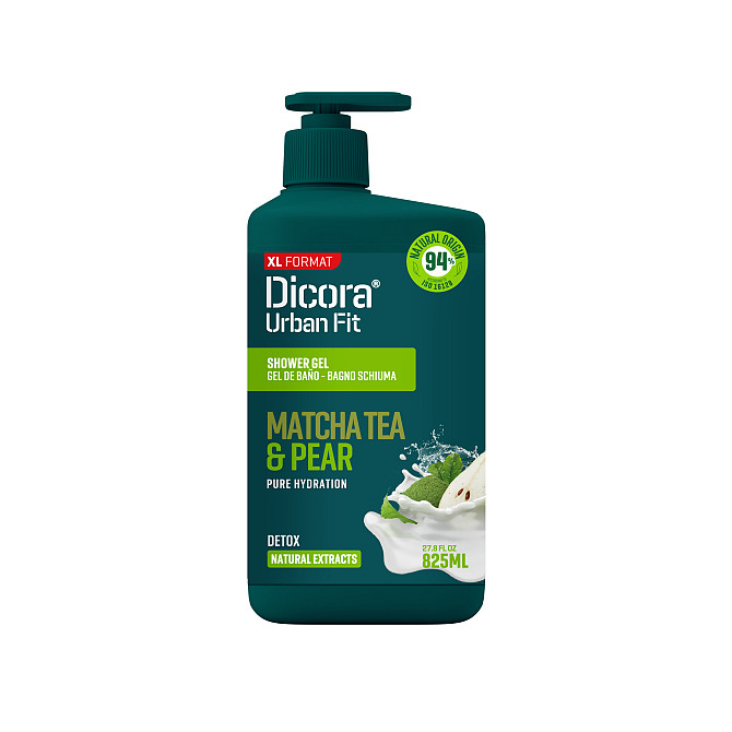 Гель для душа Очищающий Детокс Чай Матча и груша Dicora Urban Fit 825 мл Винница - изображение 1