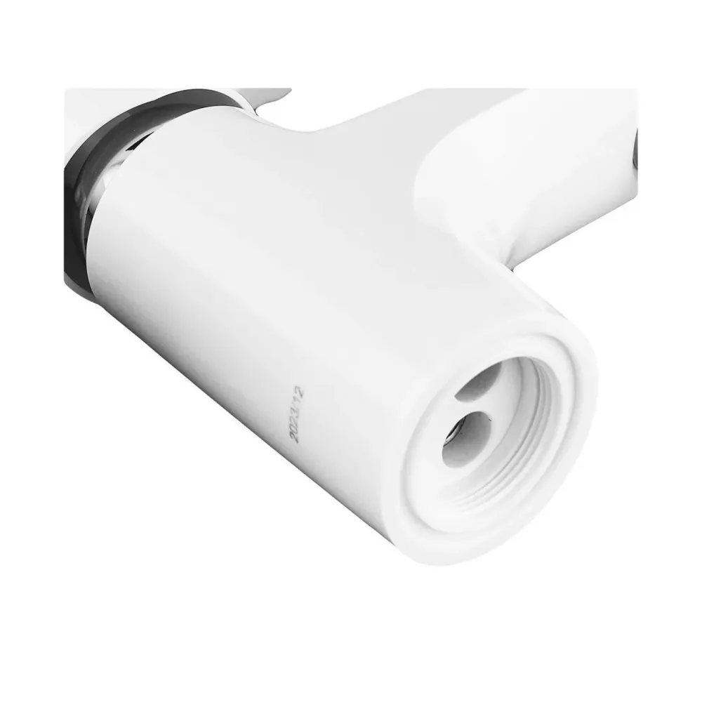 Змішувач для умивальника Plamix Fidel-001 SET White термопластик (зі шлангами) (PM0659) Чернівці - фото 5