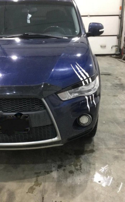 Наклейка на авто або мото у вигляді Подряпини. Київ - фото 7