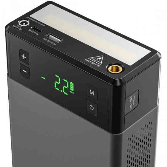 Автомобільний Jump Starter X1 2500A, компресор 150PSI 18000mAh USB QC3.0 DC15V/10A LED Light Vtoman Киев