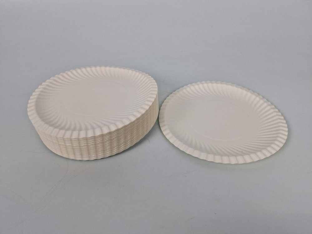 Паперова тарілка біла з ламінацією 100 шт. діаметр 185 мм (1 пачка) Харків - фото 2