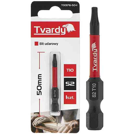 Біта удана "Tvardy" Torx T10 x 50мм Стрий