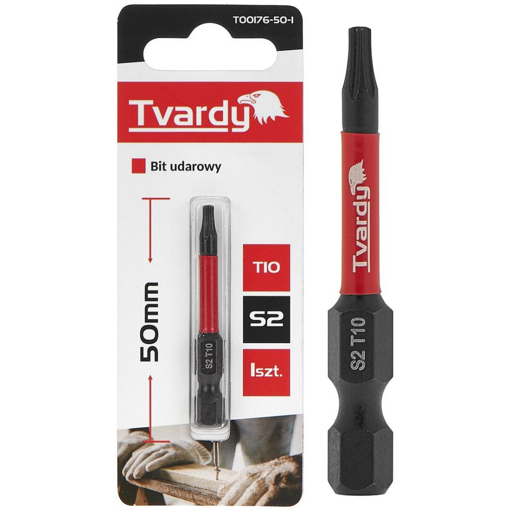 Біта удана "Tvardy" Torx T10 x 50мм Стрий - фото 1