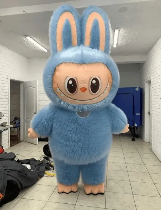 Надувной костюм Лабубу 240 см с вентилятором 4 часа работы на одном заряде Київ - фото 2