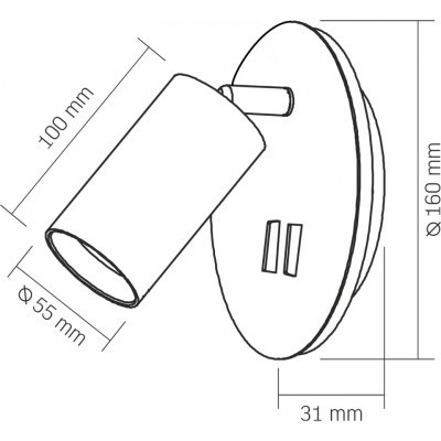 Світильник Videx VL-SPF24E-B Вінниця - фото 3