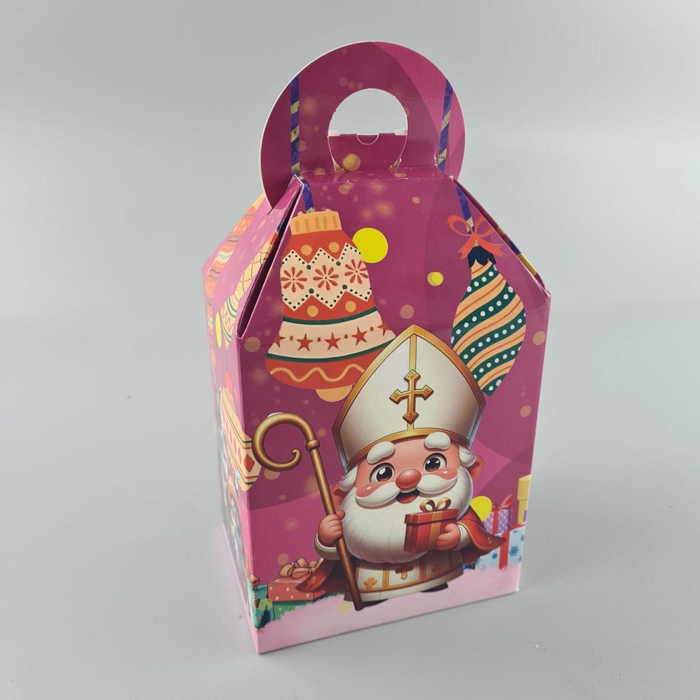 Новогодняя подарочная картонная упаковка для конфет (700грм) №229 