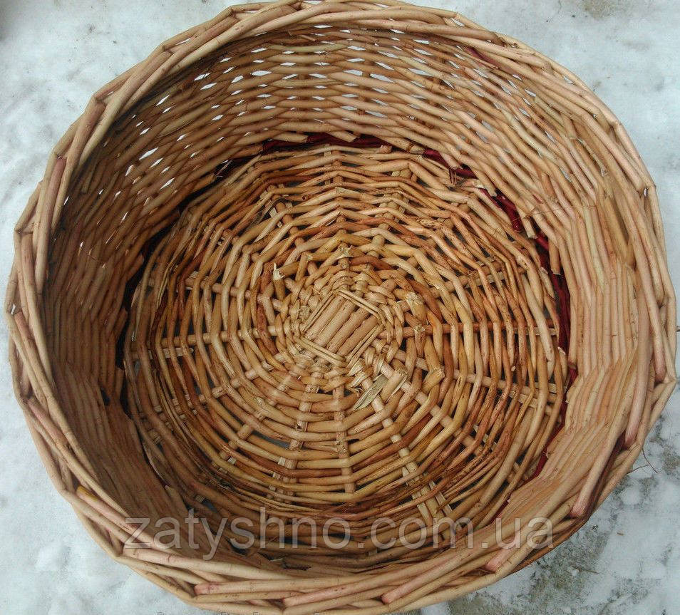 Овальная плетеная корзина большая Киев - изображение 2