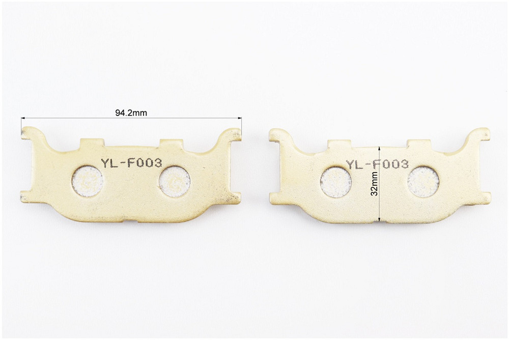 Гальмівні колодки (дискові) Yamaha SR125 / FZ6 / YP 250 / MAJESTY 250 / XVS -1100 / TZR 150 R / CP 250 / XVS -1100 / FZ6 / TDR 125 к-кт жовті Киев - изображение 2