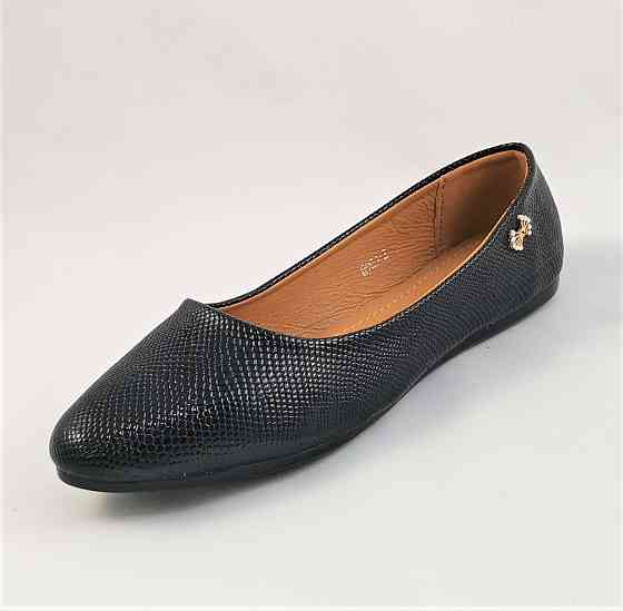 .Жіночі Балетки Чорні Мокасини Туфлі Лакові (розміри: 36,39) - 03-2 Дніпро