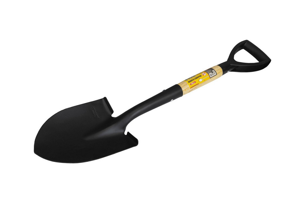 Лопата саперна MASTERTOOL 150х205х670 мм з дерев'яною ручкою 14-6276 Ровно - изображение 3