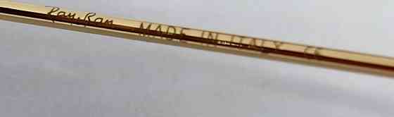 Брендовые очки капли голубой градиент в зол металле  стекло Киев