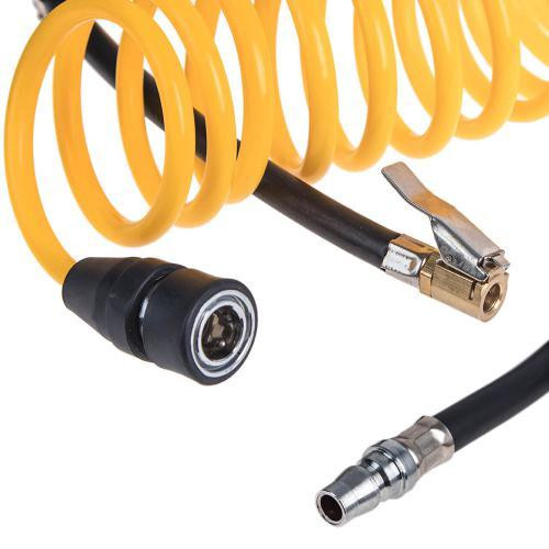 Спиральный воздушный шланг VOIN VP-104 7,5м с манометром и дефлятором в сумке Харьков - изображение 5