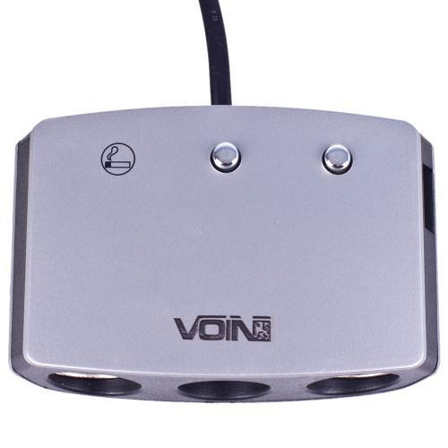 Автомобильный разветвитель прикуривателя VOIN с 3 выходами и USB 2400 mA 12/24V SC-3005 с проводом Харьков - изображение 4