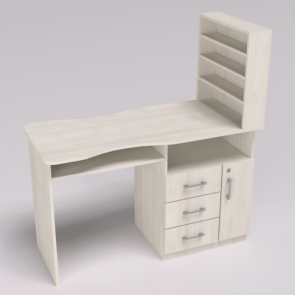 Стіл манікюрний СМ-1, Дуб Шамони Світлий, 1230/550/1264 Львів - фото 3