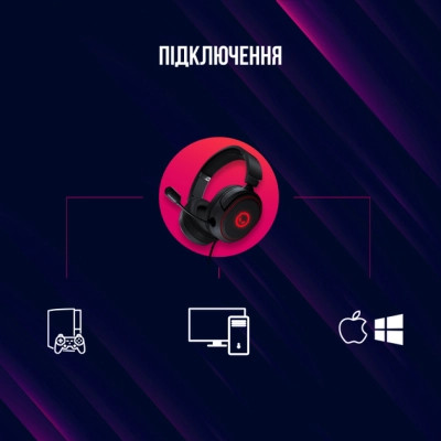 Навушники Lorgar Kaya 460 Gaming RGB USB Black (LRG-GHS460) Вінниця - фото 7