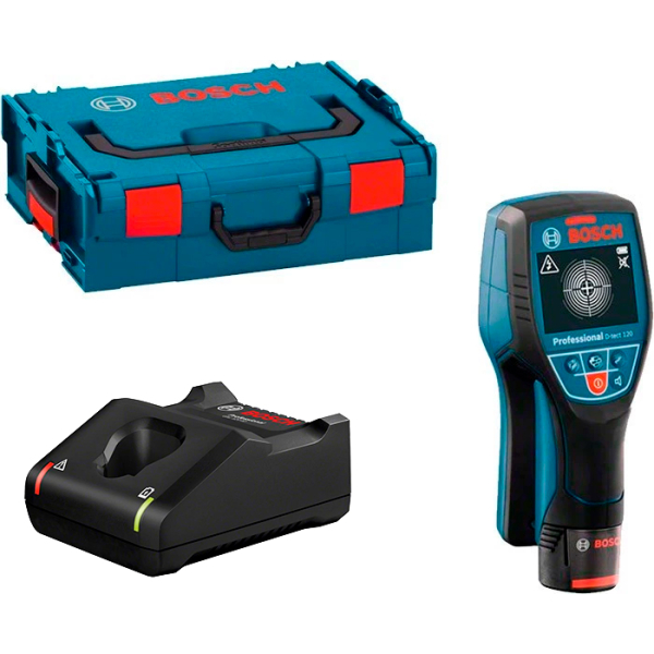 Універсальний детектор Bosch Professional D-tect 120 в L-Boxx 136 з 1 акб GBA 12V 2.0Ah та з/п GAL 12V-40 Київ - фото 1