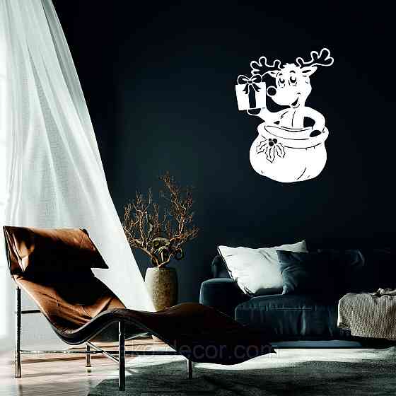 Декоративное настенное Панно «Новый год», Декор на стену 110*80 см Киев