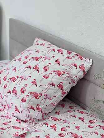Ecotton Комплект постільної білизни Ecotton полуторний 147х210 см Фламінго білий Киев