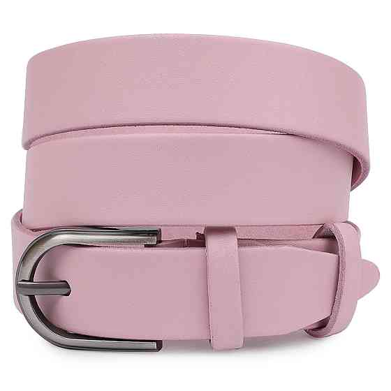 Женский кожаный ремень Vintage 20796 Розовый Киев