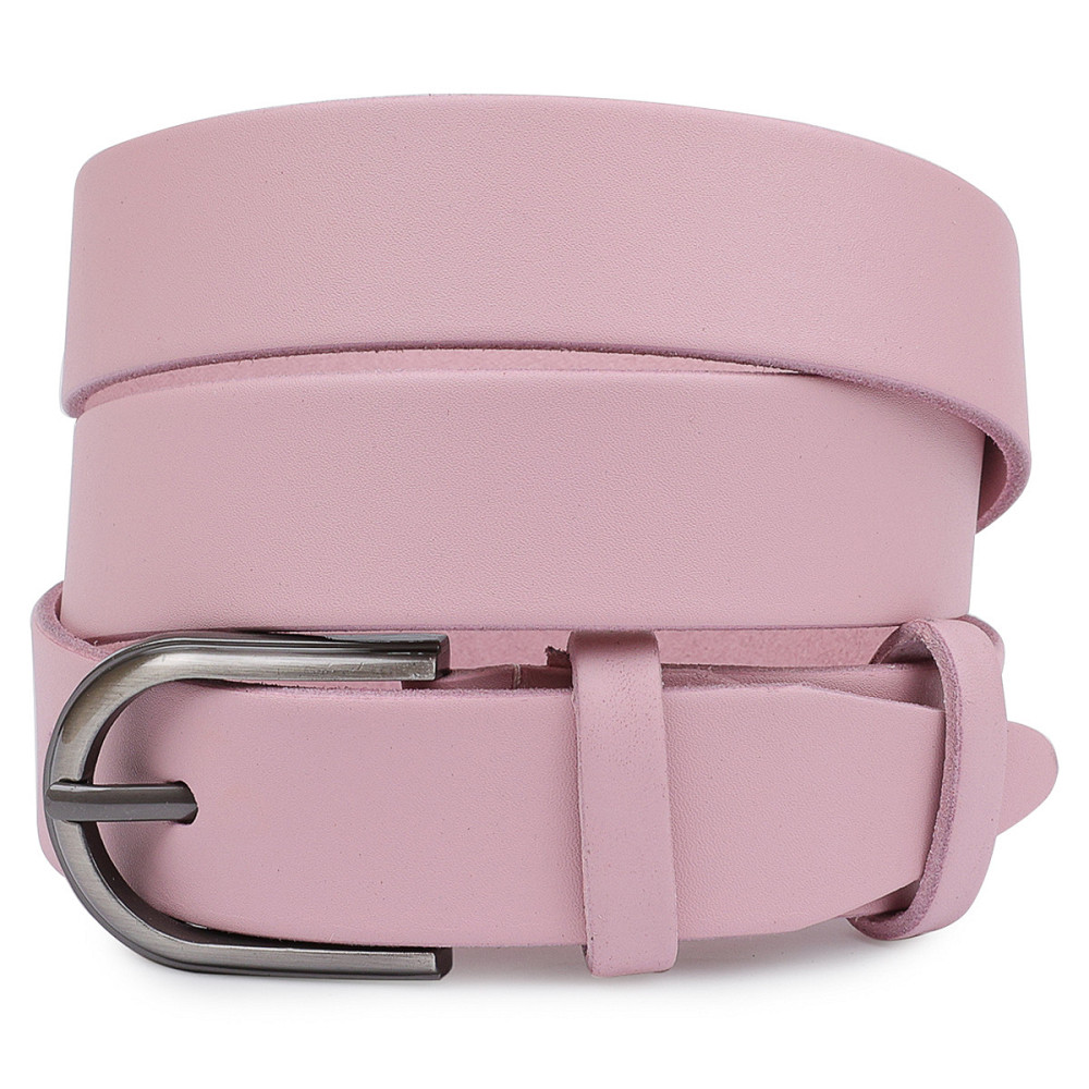 Женский кожаный ремень Vintage 20796 Розовый Киев - изображение 1