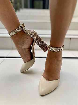 ARLEN Босоніжки жіночі ARLEN Бос-К-03 беж/золото (літо, шкіра натуральна) (4554) Коломыя