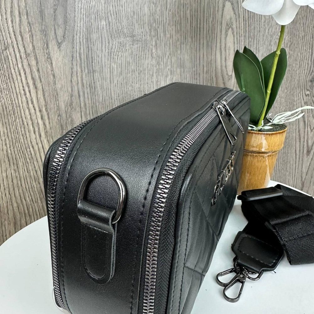Каркасна жіноча міні сумочка стьобана, сумка для дівчат стиль Guess ( 23972 ) Харків - фото 8