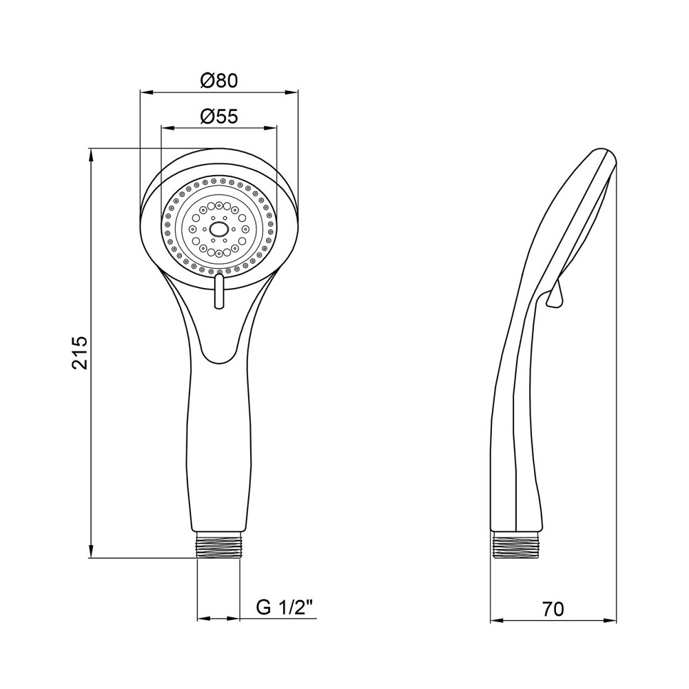 Лійка для душу Kroner KRM - C713 Київ - фото 2