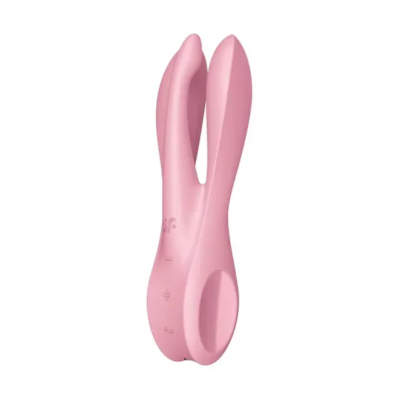 Клиторальный вибратор Satisfyer Threesome 1 Pink с тремя гибкими пальчиками Львов