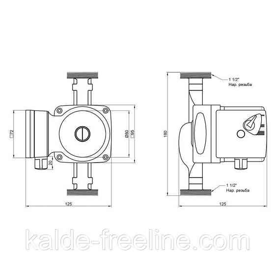 Насос циркуляционный Thermo Alliance LPS 25/60/180 Харків