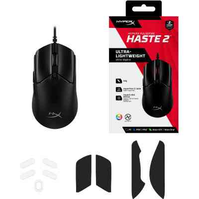 Мишка HyperX Pulsefire Haste 2 USB Black (6N0A7AA) Вінниця