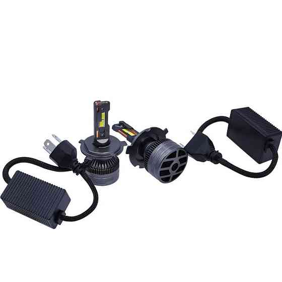 Комплект світлодіодних ламп Sanvi V3 Pro H4 Canbus 6000k 35000Lm 100w 12v Харків