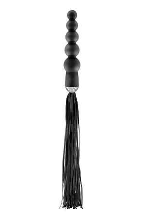 Флогер з ручкою - анальним намистом Fetish Tentation Whip with Rosary Handle Sex Aura Київ