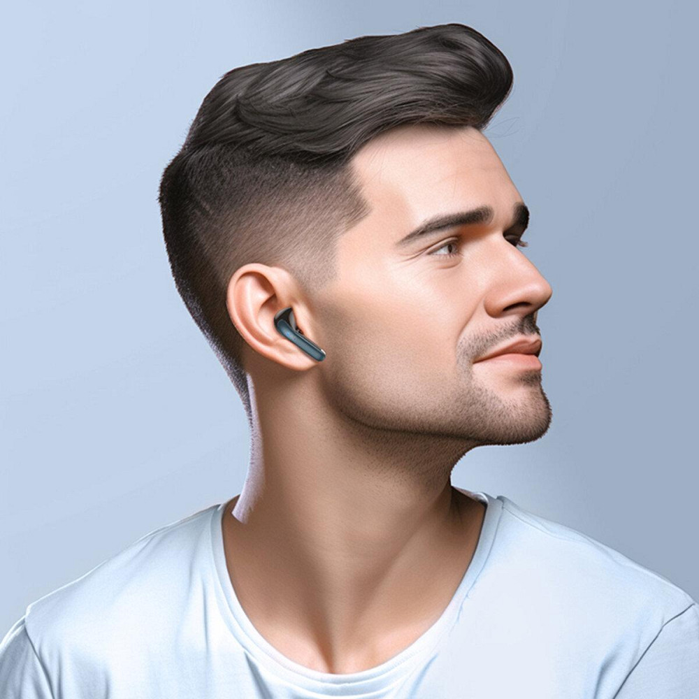Навушники бездротові HOCO EQ5 Energy true wireless ANC+ENC noise reduction BT headset Black 6942007602419 Одеса - фото 6